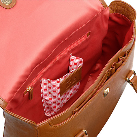 Buy Tula Originals Leather Medium Flapover Tote Bag | John Lewis