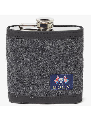 John Lewis & Partners Moon Wool Hip Flask, Grey