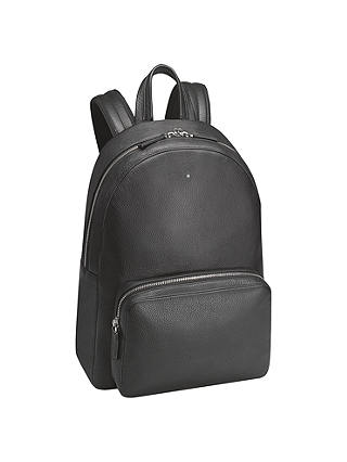Montblanc Soft Grain Leather Backpack, Black