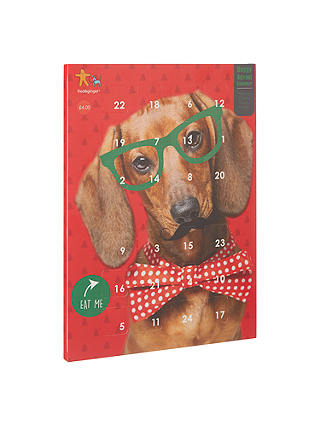 Fred & Ginger Dog Advent Calendar, Red