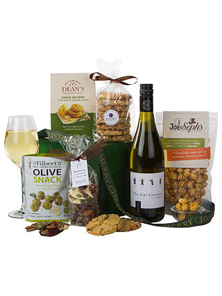 John Lewis White Wine and Nibbles Gift Box