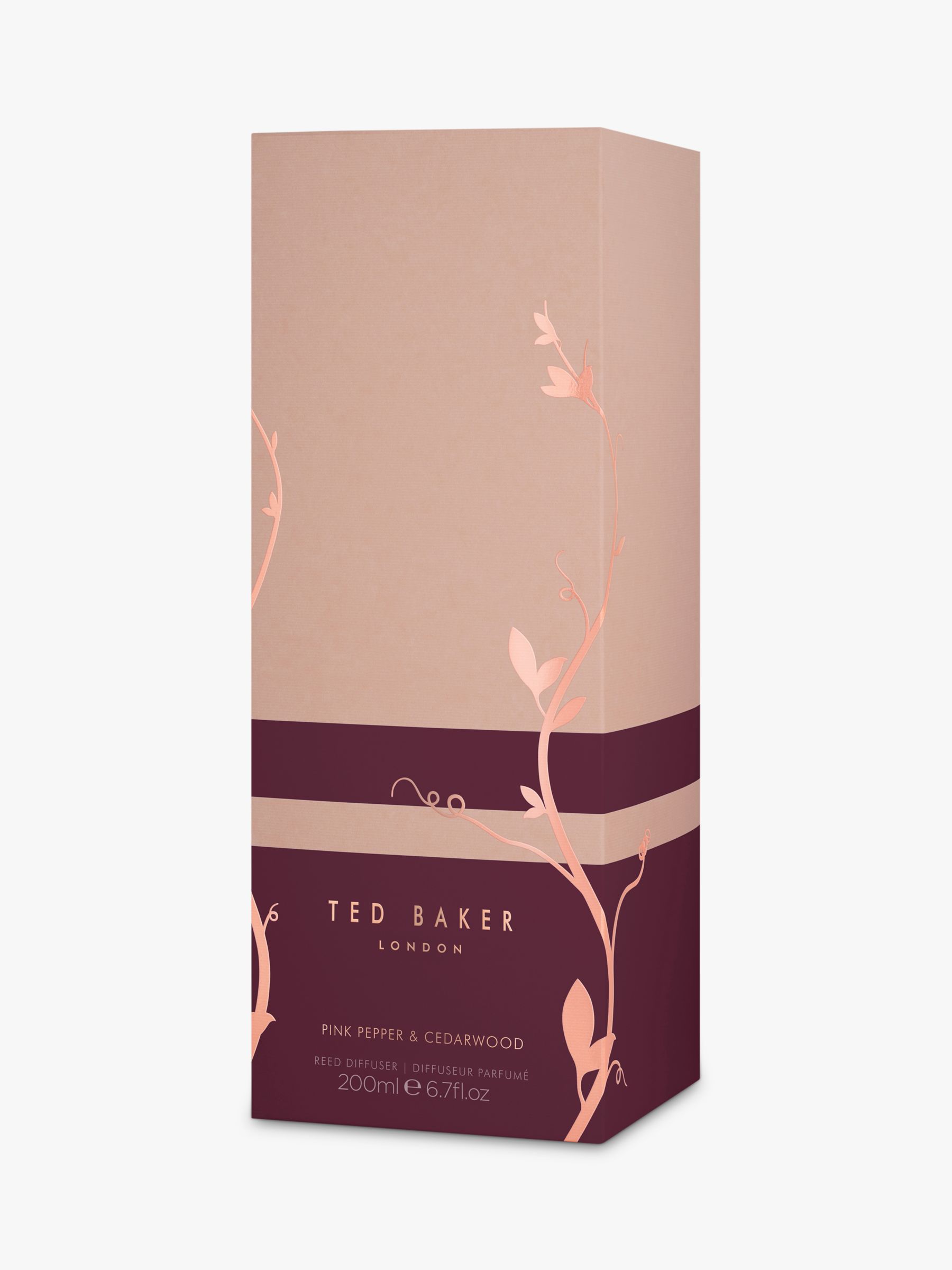 Ted Baker Pink Pepper & Cedarwood Reed Diffuser, 200ml