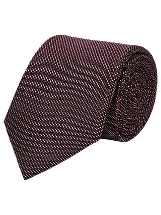 Reiss Bistel Fleck Detail Silk Tie