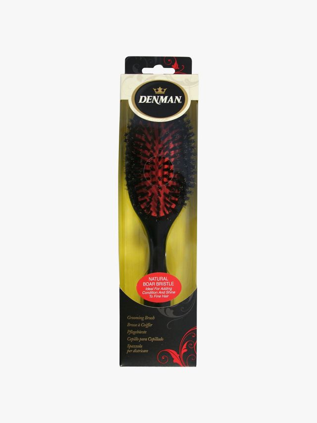 Denman Medium Natural Bristle Cushion Hairbrush