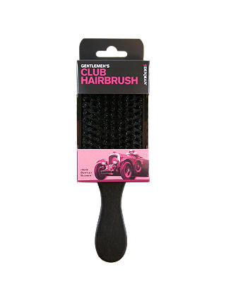 Denman Gentlemen's Club Premium Natural Bristle Hairbrush