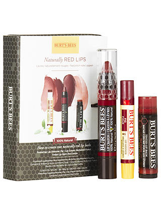 Burt's Bees Get The Look Naturally Red Lips Gift Set