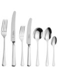Arthur Price Grecian Stainless Steel Cutlery Set, 56 Piece/8 Place Settings