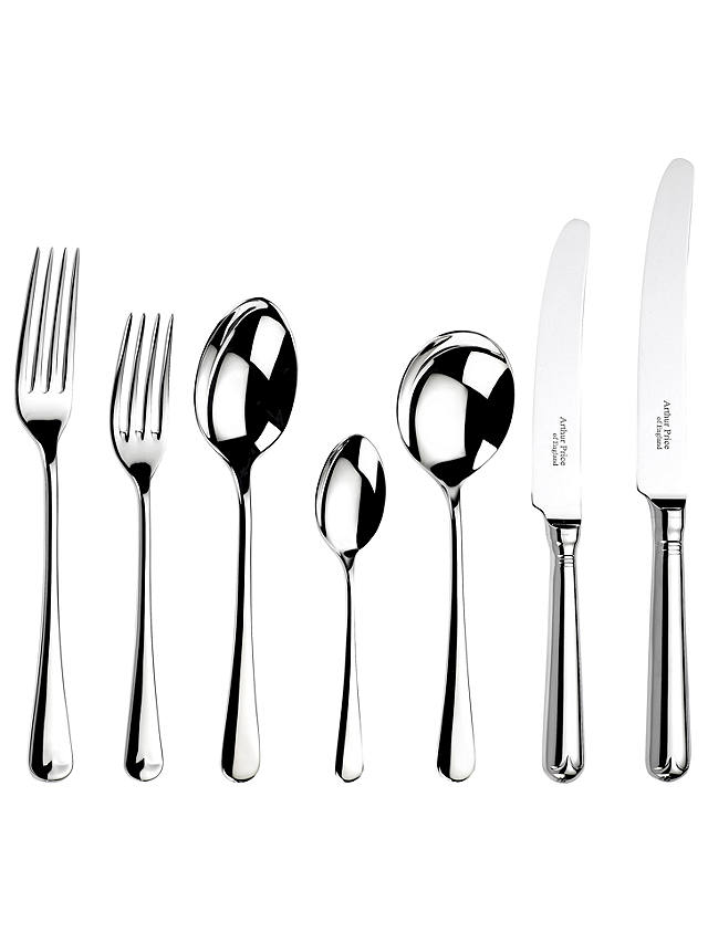 Arthur Price Old English Stainless Steel Cutlery Set, 56 Piece/8 Place Settings