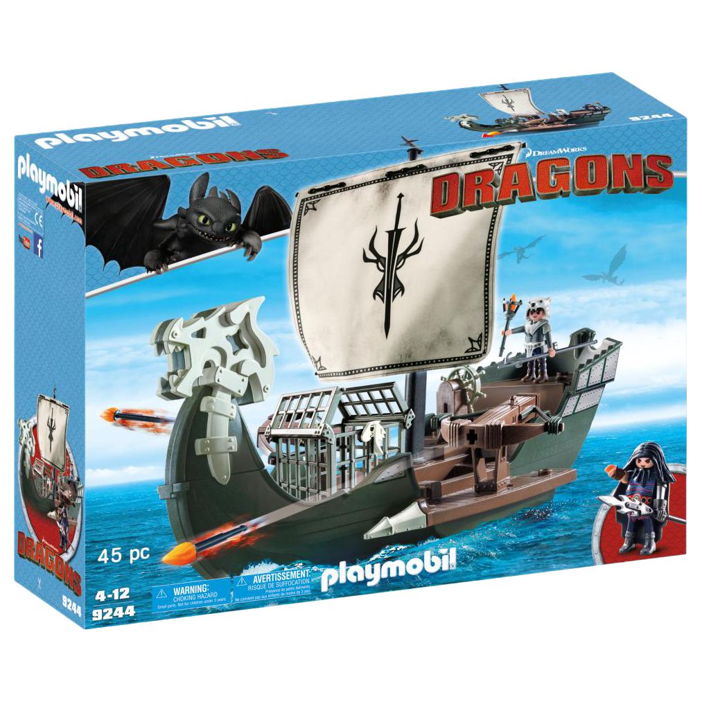 playmobil drago's ship