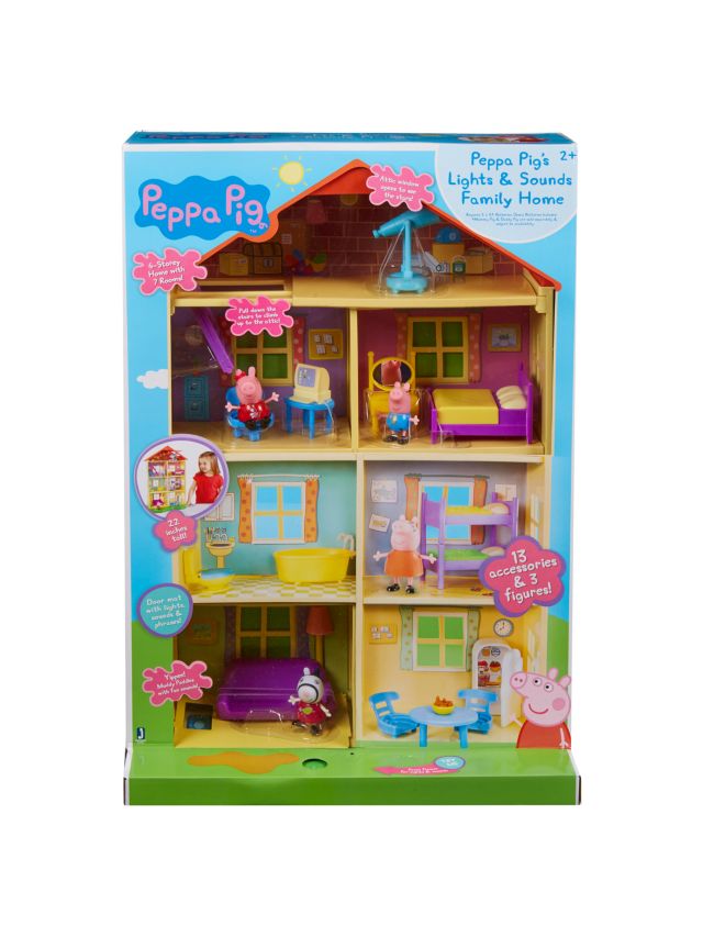 Peppa pig house clearance lights and sounds