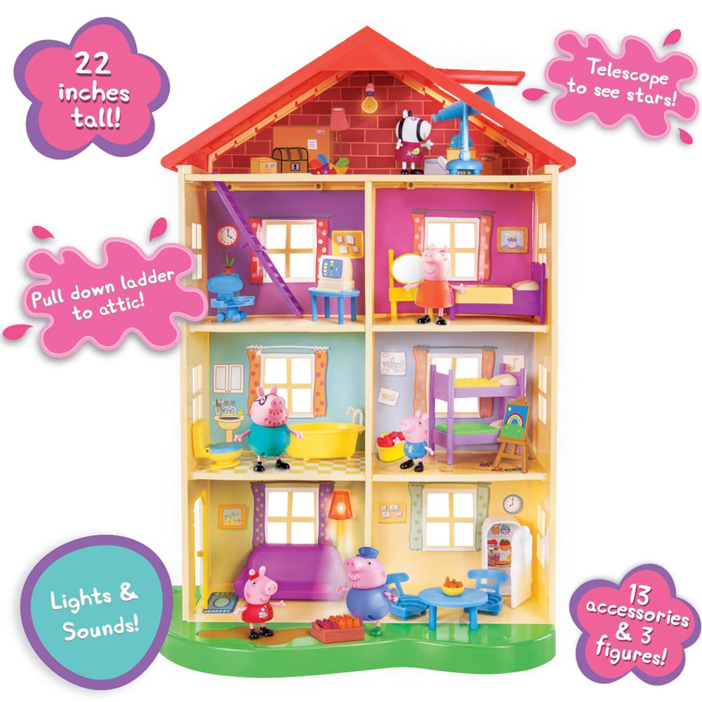 peppa pig house lights and sounds