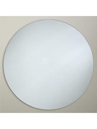 John Lewis & Partners Scandi Round Mirror, 80cm, Black