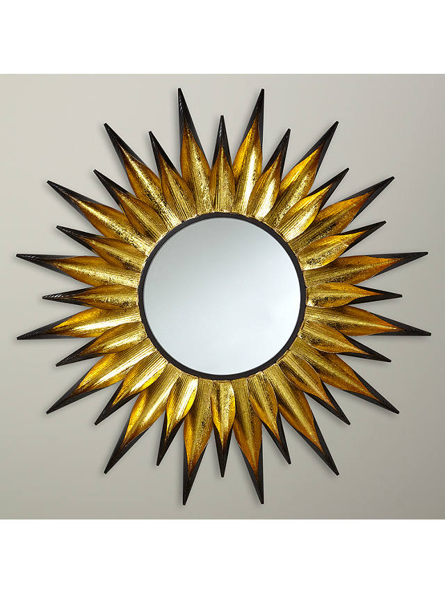 Large Sunburst Mirror Dia 92cm Gold, Large Gold Sunburst Mirror Uk