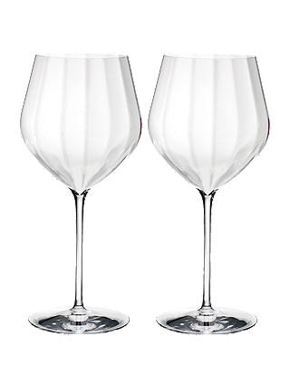 Waterford Crystal Elegance Optic Red Wine Glasses, 650ml, Set of 2