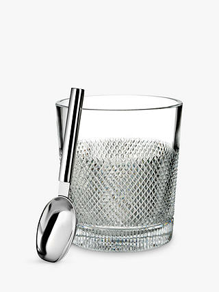 Waterford Diamond Line Crystal Glass Ice Bucket, 3.3L