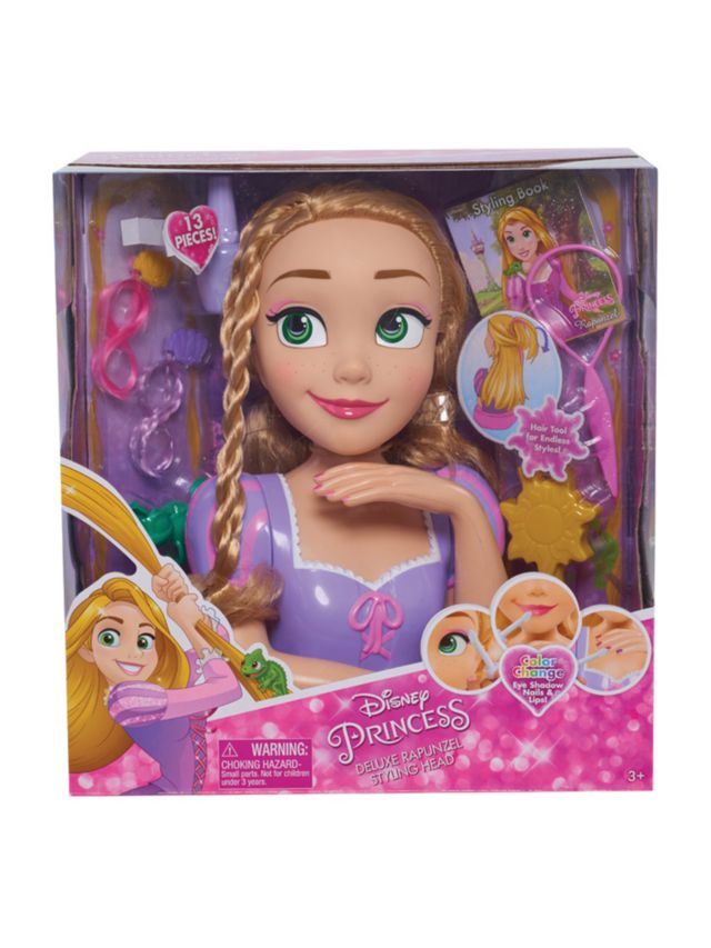  Disney Princess Rapunzel Styling Head, 18-pieces