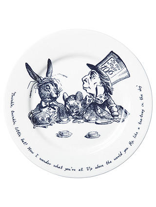 Whittard Alice in Wonderland Illustrated Plate, Dia.21cm