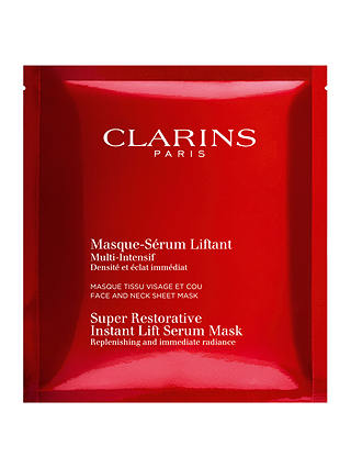 Clarins Super Restorative Instant Lift Serum Mask, x 5