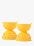 OXO Good Grips Silicone Egg Poachers, Yellow, Set of 2