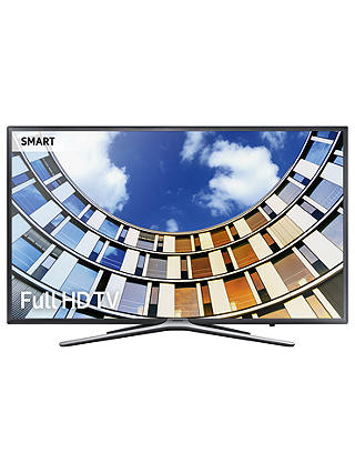 Samsung UE43M5520 LED Full HD 1080p Smart TV, 43" with TVPlus, Dark Grey