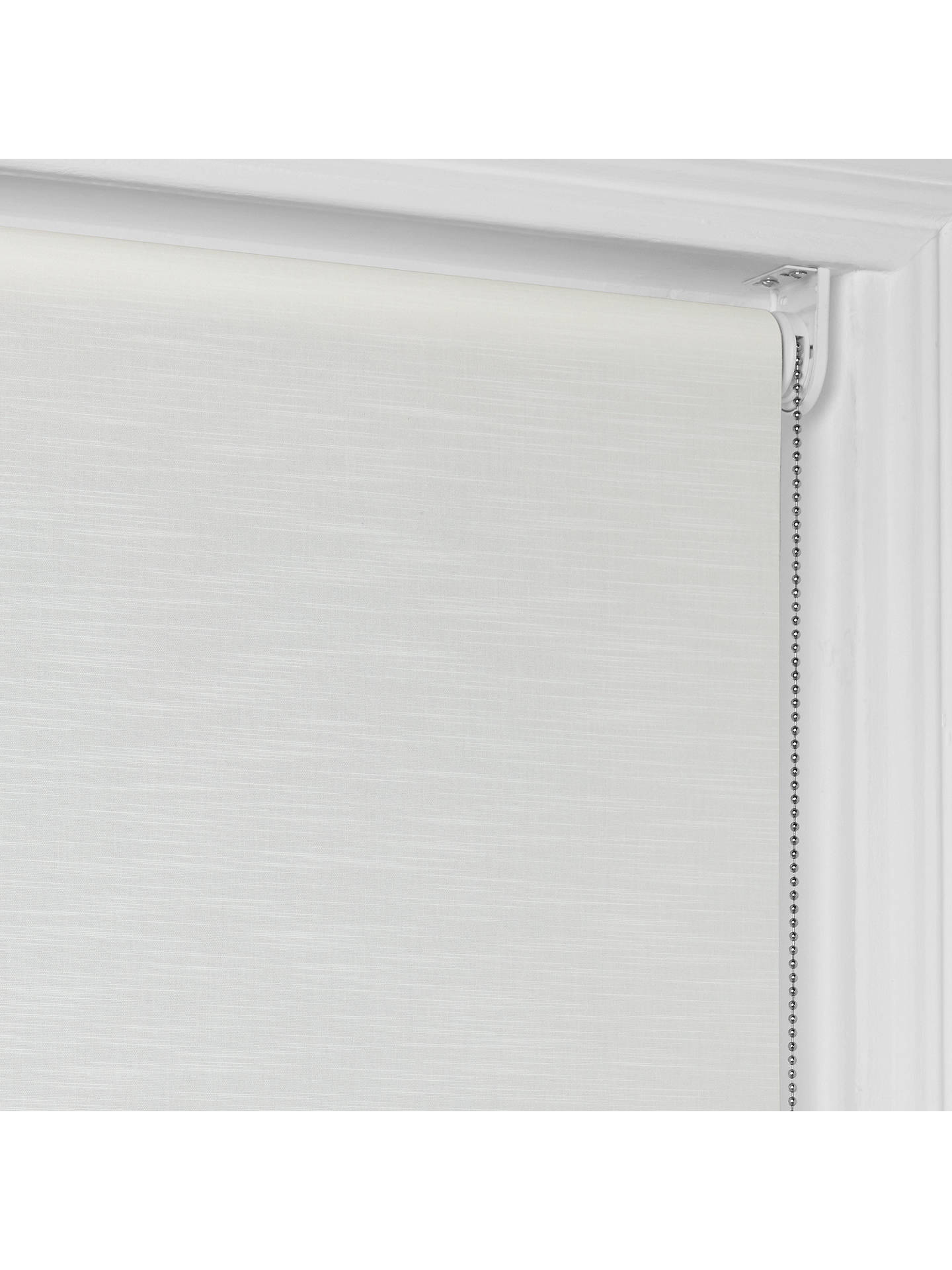 John Lewis Lima Made to Measure Daylight Roller Blind, White