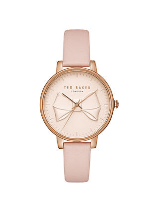 Ted Baker Women's Brook Bow Detail Leather Strap Watch