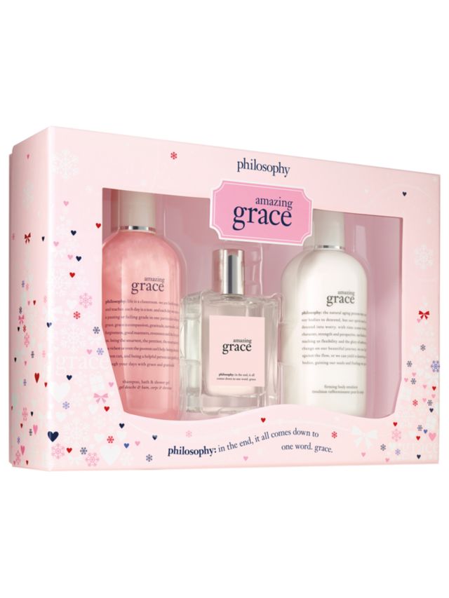 philosophy holiday wrapped in fresh cream layering set with gift box 