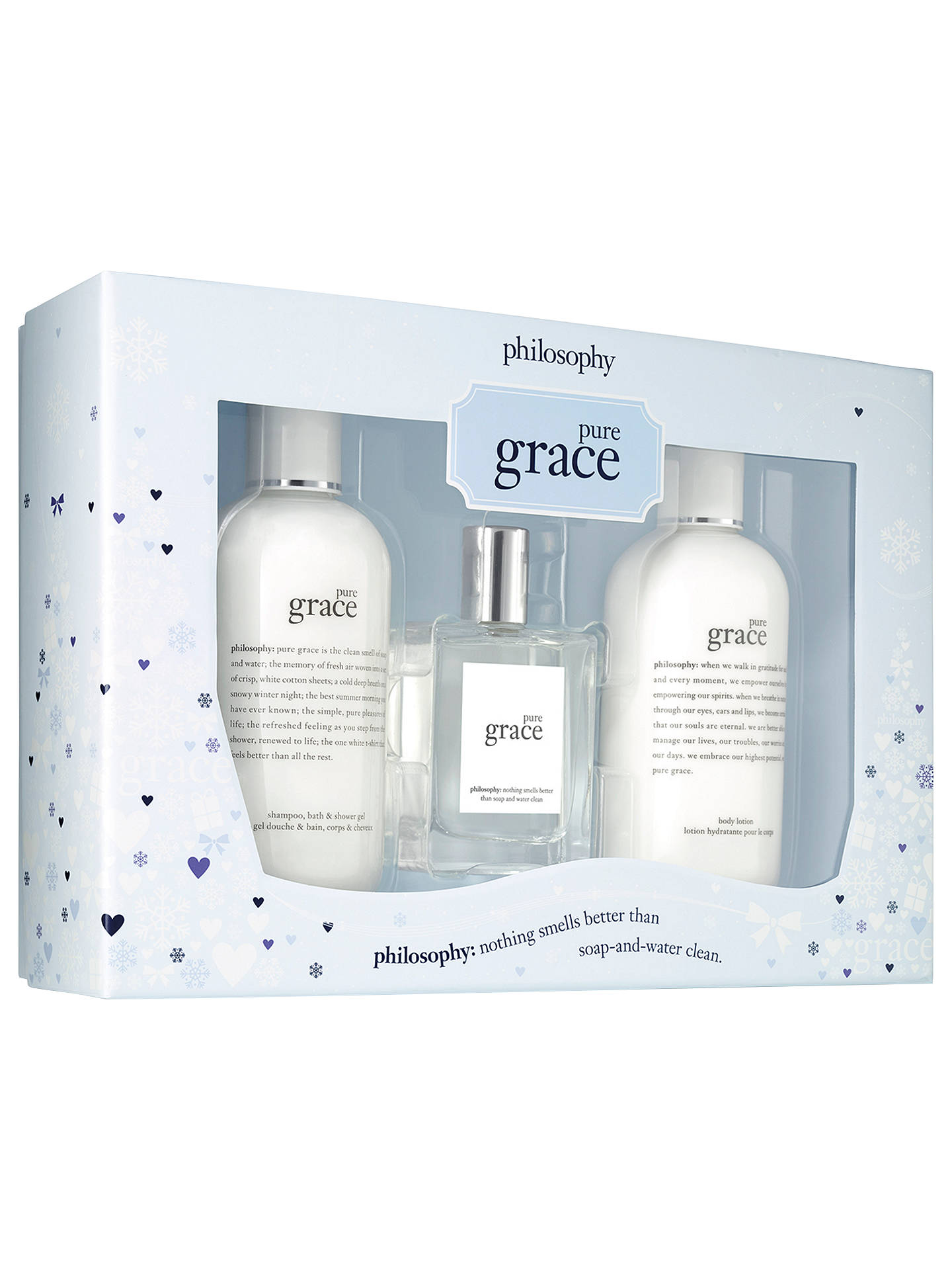 Philosophy Pure Grace Body And Fragrance Gift Set at John Lewis & Partners