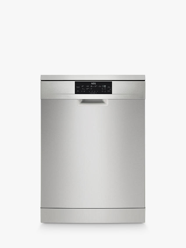 Buy AEG FFE83700PM Freestanding Dishwasher, Silver Online at johnlewis.com