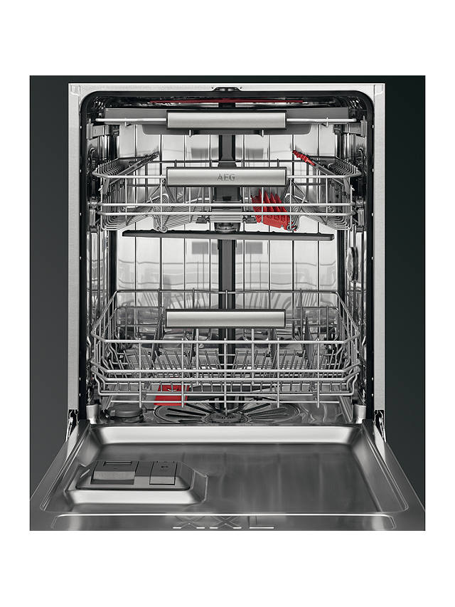 Buy AEG FFE83700PM Freestanding Dishwasher, Silver Online at johnlewis.com