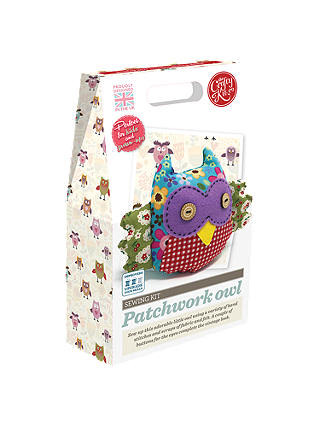 The Crafty Kit Company Sew Your Own Patchwork Owl Kit