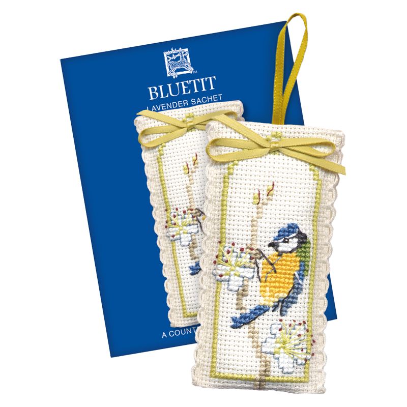 Textile Heritage Blue Tit Sachet Counted Cross Stitch Kit Review