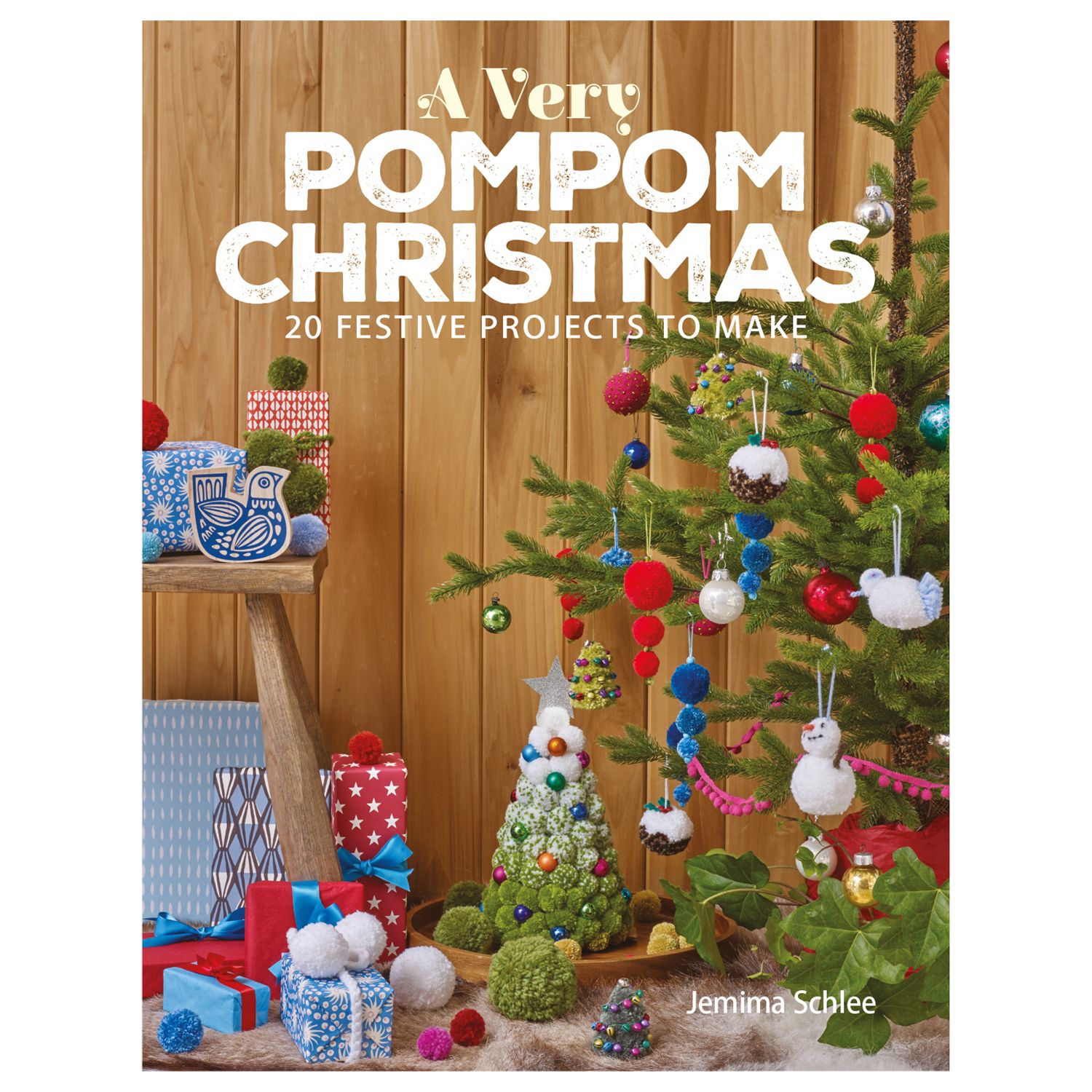 BuyA Very Pom Pom Christmas Festive Project Book by Jemima Schlee line at johnlewis