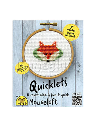 Mouseloft Quicklets Fox Counted Cross Stitch Kit