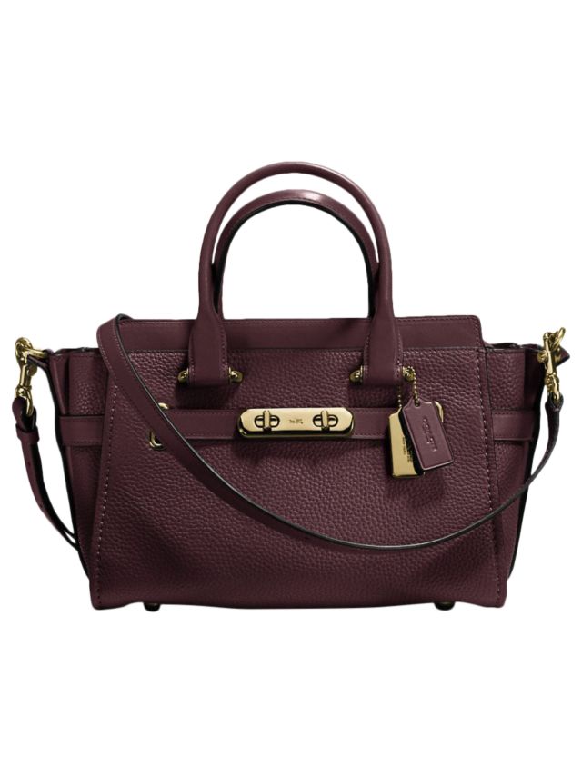 Oxblood best sale coach purse