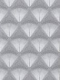 Designers Guild Veren Wallpaper, Graphite PDG1032/02