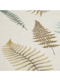 John Lewis Fern Embroidery Furnishing Fabric, Green
