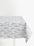 John Lewis & Partners Scandi Birds PVC Tablecloth Fabric, Grey