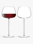 LSA International Wine Culture Red Wine Balloon Glasses, 590ml, Set of 2