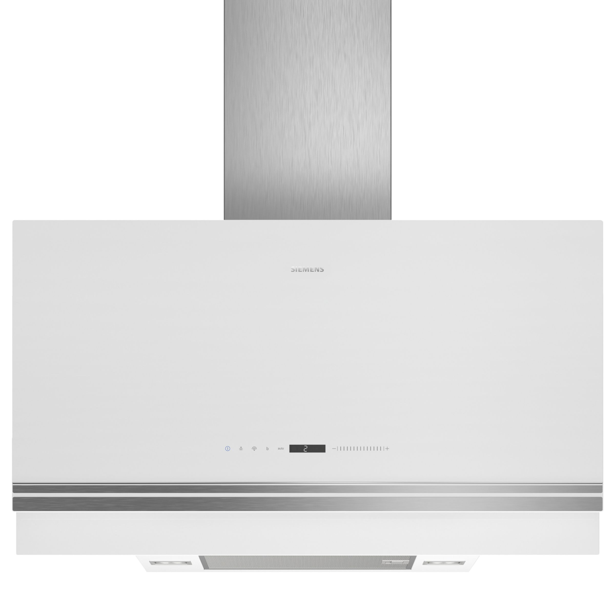 Siemens LC97FVW20B Chimney Cooker Hood, White