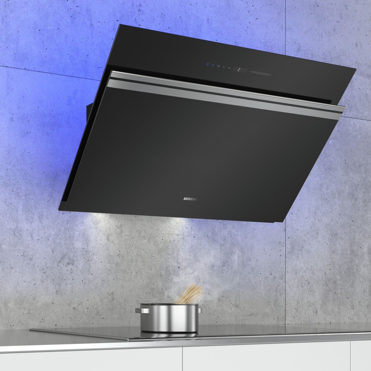 Siemens Iq700 Lc91kww60b 90cm Wall Mounted Chimney Cooker Hood A