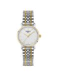 Tissot T1092102203100 Women's Everytime Bracelet Strap Watch, Silver/Gold