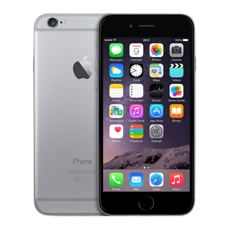 Apple iPhone 6, iOS, 4.7, 4G LTE, SIM Free, 32GB, Space Grey