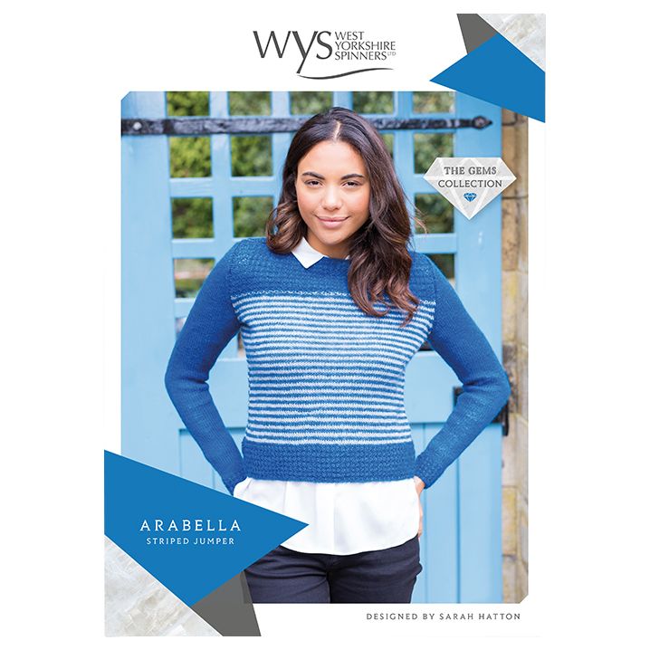 West Yorkshire Spinners Gems Women's Arabella Striped Jumper Knitting Pattern Review