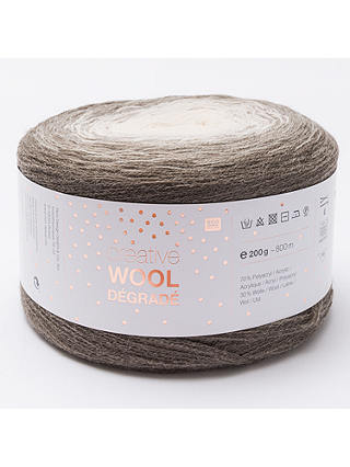 Rico Creative Wool Degrade 4 Ply Yarn, 200g