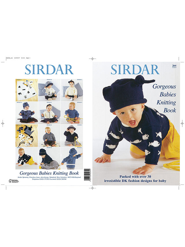 Sirdar Gorgeous Babies Knitting Pattern Book