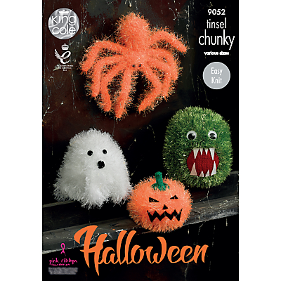 King Cole Tinsel Chunky Halloween Toys Knitting Pattern Review