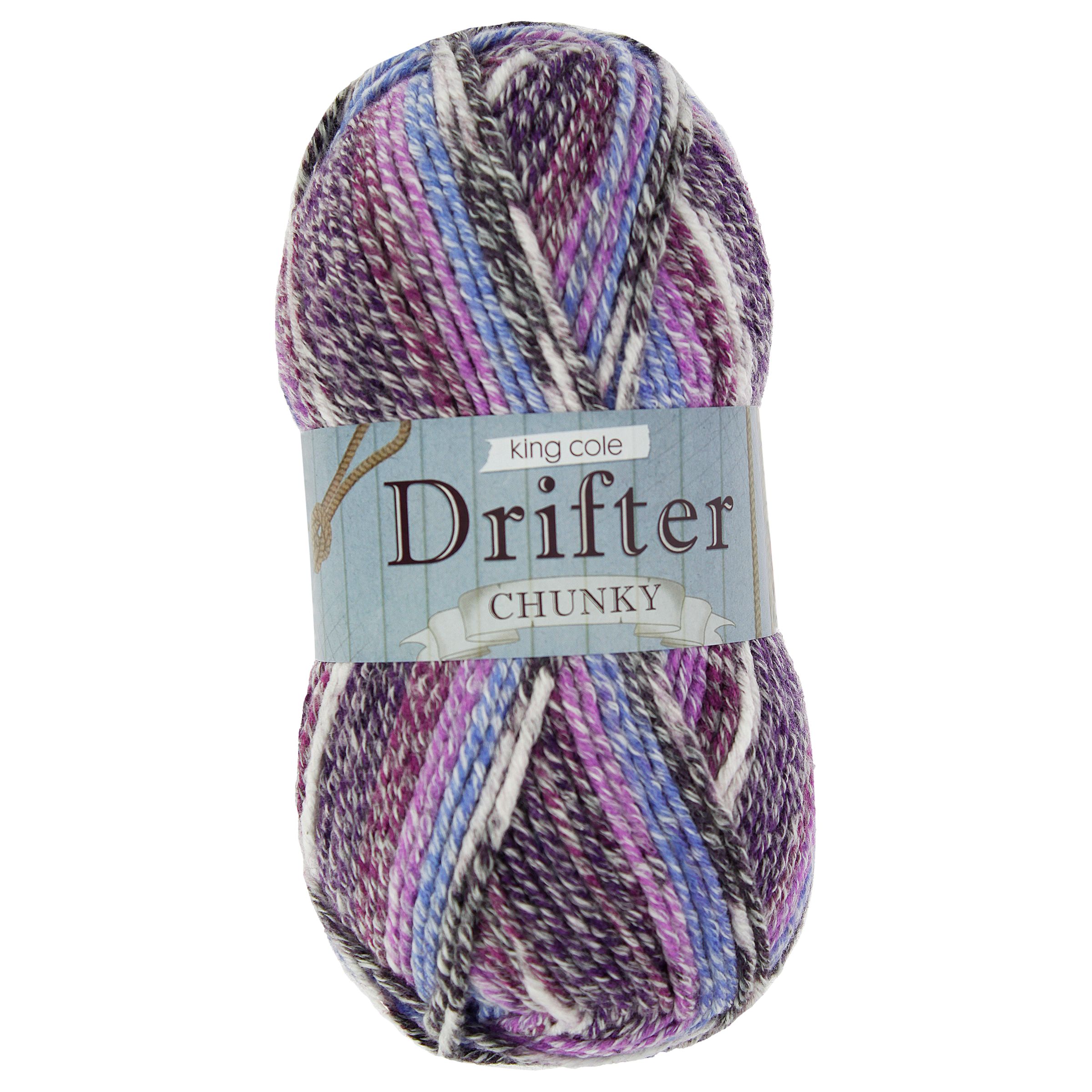 King Cole Drifter Chunky Yarn, 100g at John Lewis & Partners