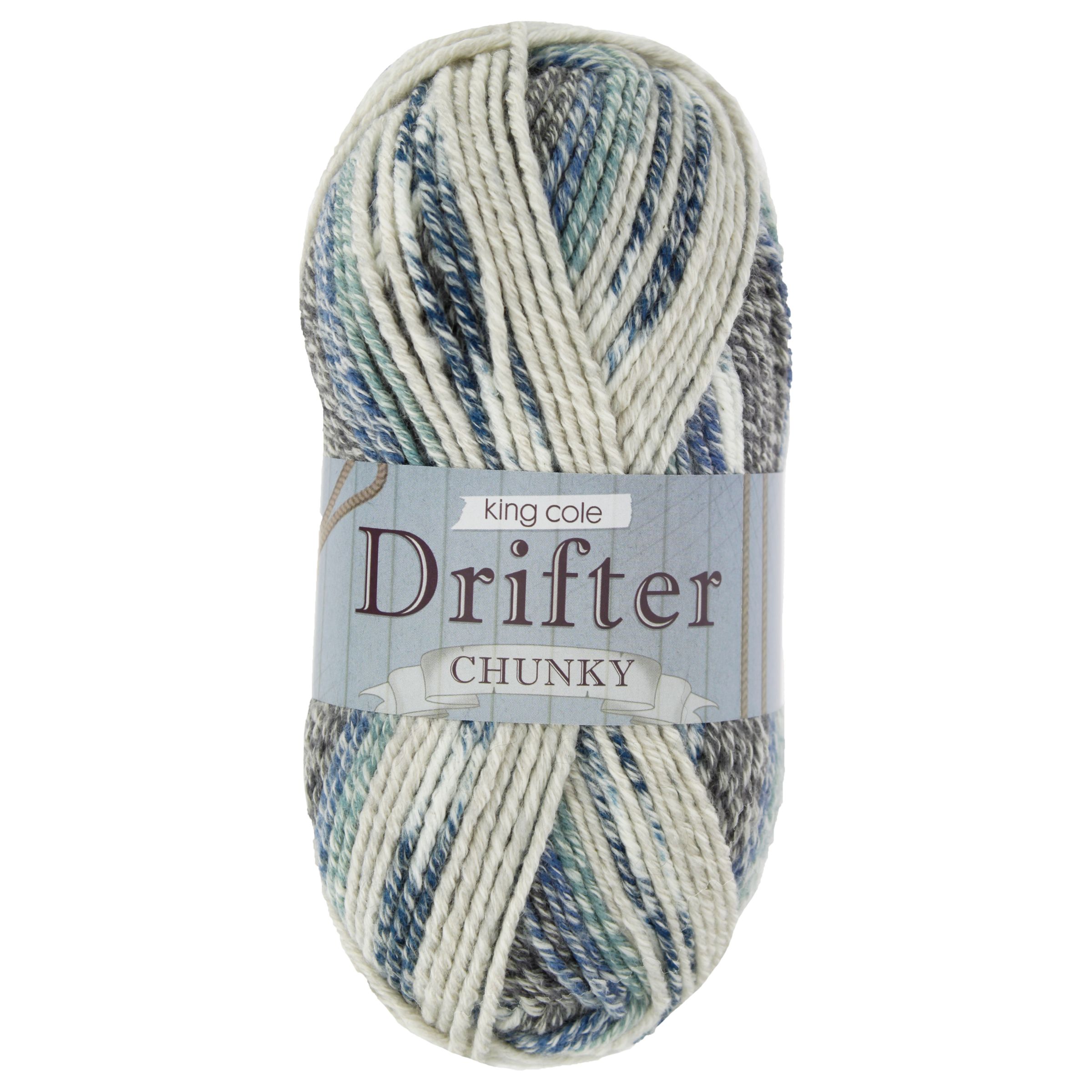 King Cole Drifter Chunky Yarn, 100g at John Lewis & Partners