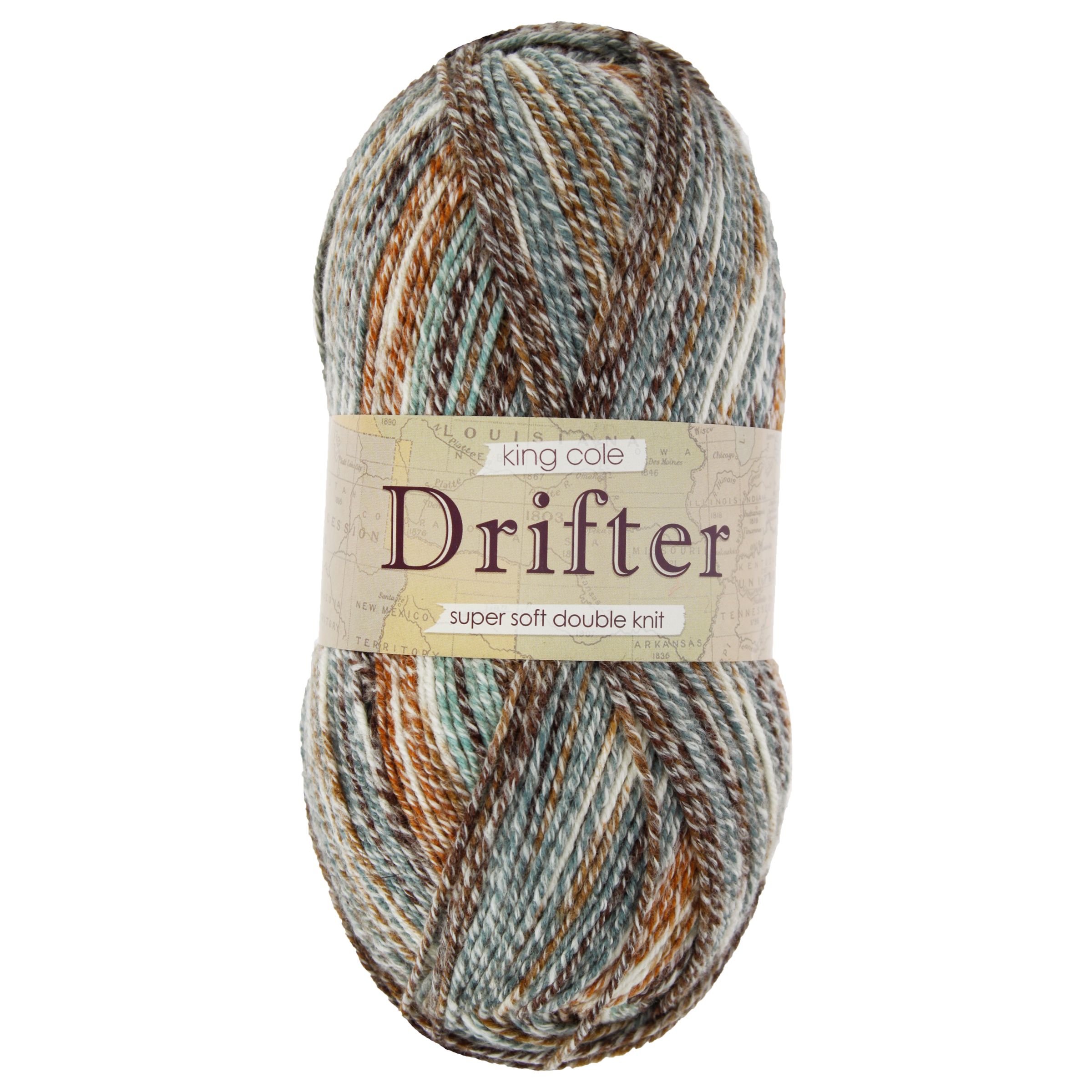 King Cole Drifter DK Yarn, 100g at John Lewis & Partners